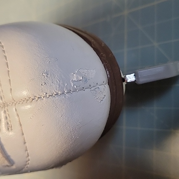 JACKSON White and Brown Ice Skates Kids Size 4 - Picture 6 of 7